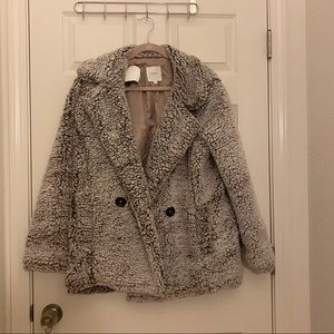 Sherpa teddy coat